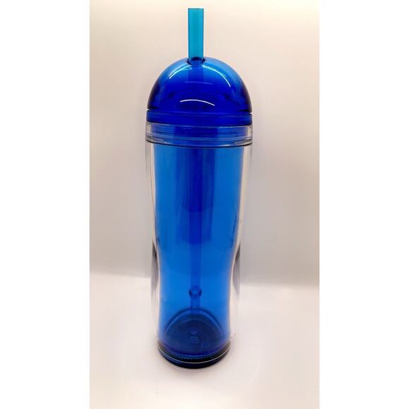 Rare 2007 Starbucks Blue Cold Tumbler 16 oz - Picture 3 of 6